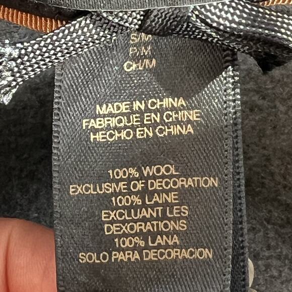 Frye Fedora Hat Women's S/M Gray Felted 100% Wool With Leather Band - Picture 8 of 14